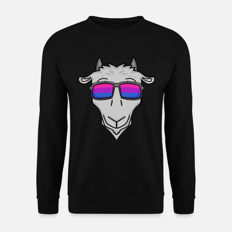 Bisexuell Ziege Geschenk - Unisex Pullover - Schwarz