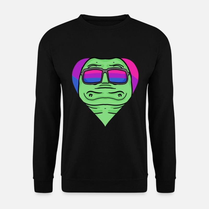Bisexual Crocodile Gift - Unisex Sweatshirt - black