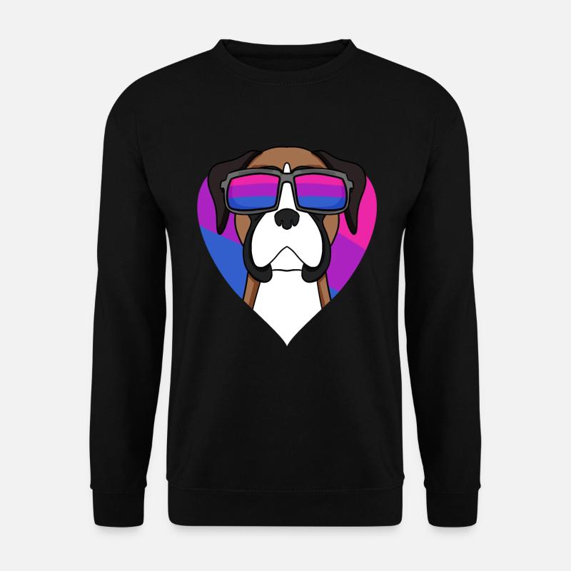 Bisexual German Boxer Dog Gift - Unisex Sweatshirt - black