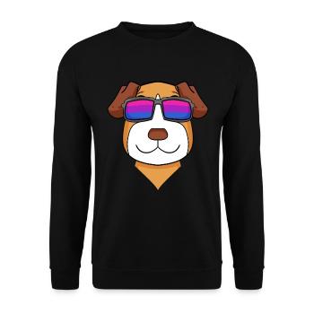 Cadeau bisexuel Jack Russell Terrier chien - Sweat-shirt Unisexe - noir - Devant - Alina (178cm) & Michal (187cm)
