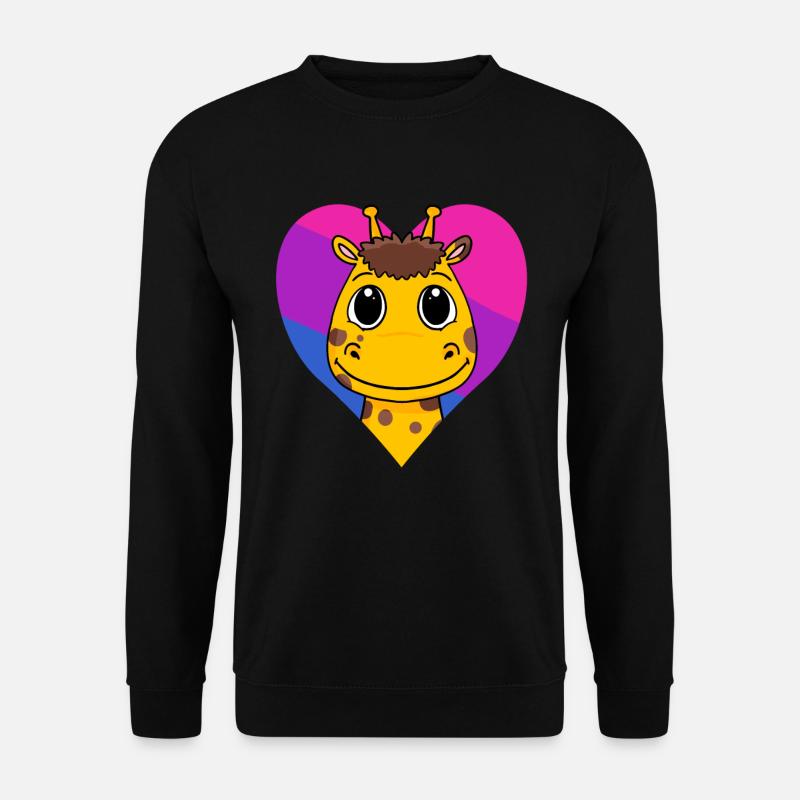 Bisexuell Giraffe Geschenk - Unisex Pullover - Schwarz