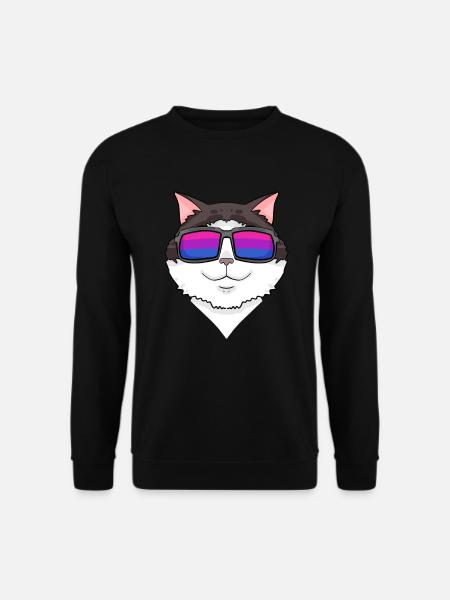 Bisexual Ragdoll Cat Gift - Unisex Sweatshirt - black