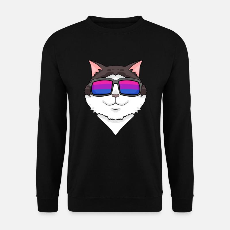 Bisexual Ragdoll Cat Gift - Unisex Sweatshirt - black
