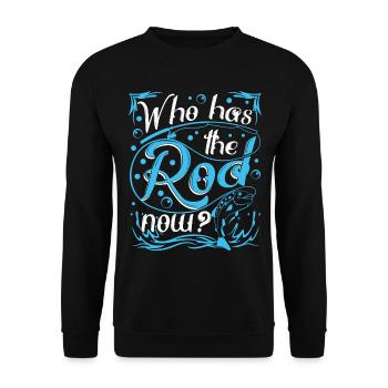 Meister der Angelrute - Unisex Pullover - Schwarz - Vorne - Alina (178cm) & Michal (187cm)