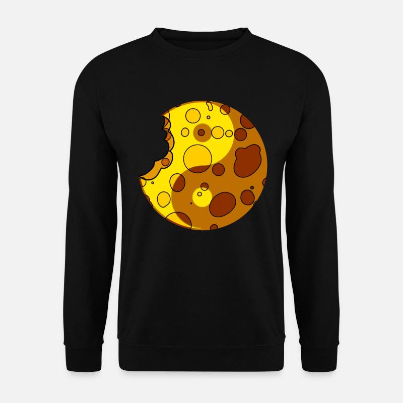 Käse Yin Yang - Unisex Pullover - Schwarz