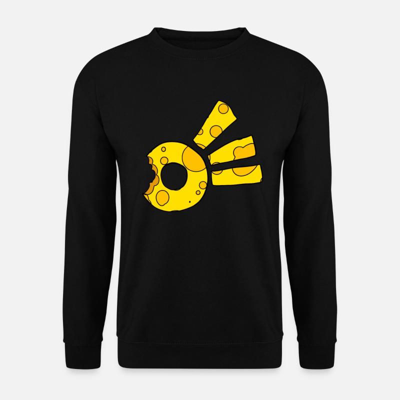 Käse Komet Symbol - Unisex Pullover - Schwarz