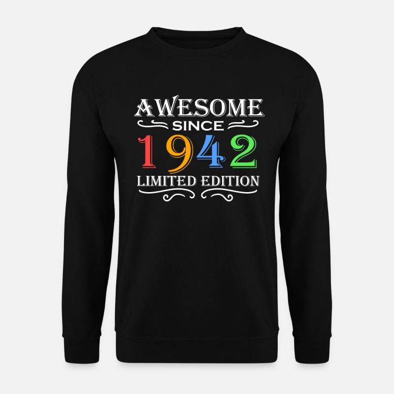 1942 - Unisex Pullover - Schwarz