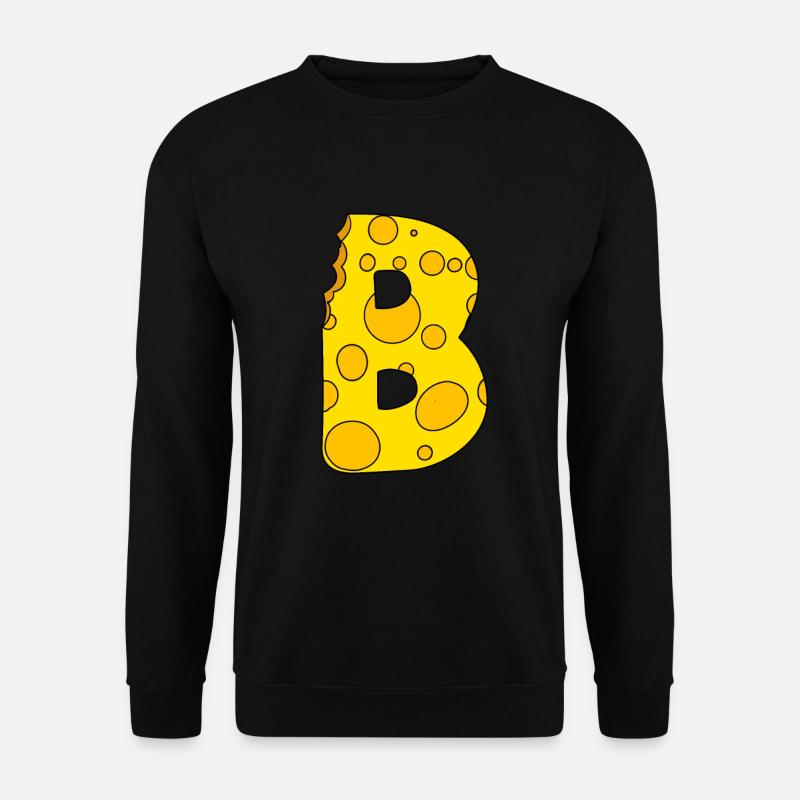 Letter B - Unisex Sweatshirt - black