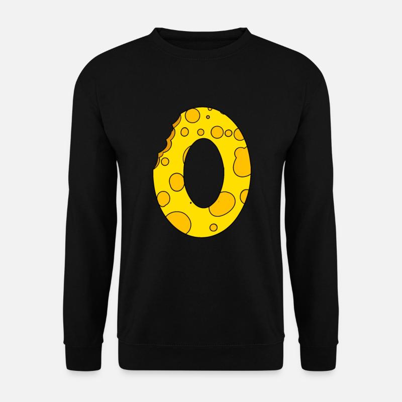 Buchstabe O - Unisex Pullover - Schwarz