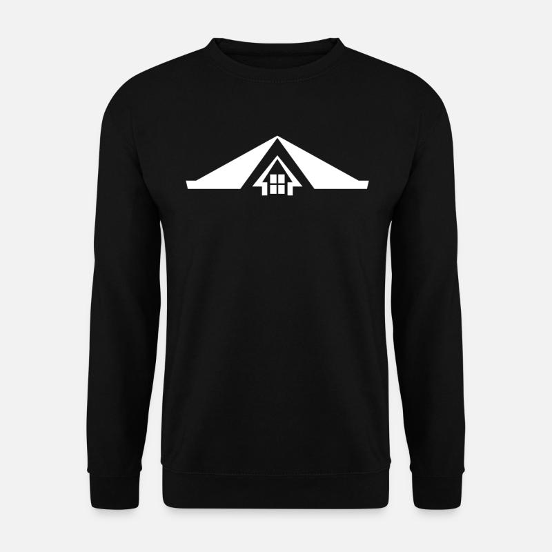 Haus Dach - Unisex Pullover - Schwarz