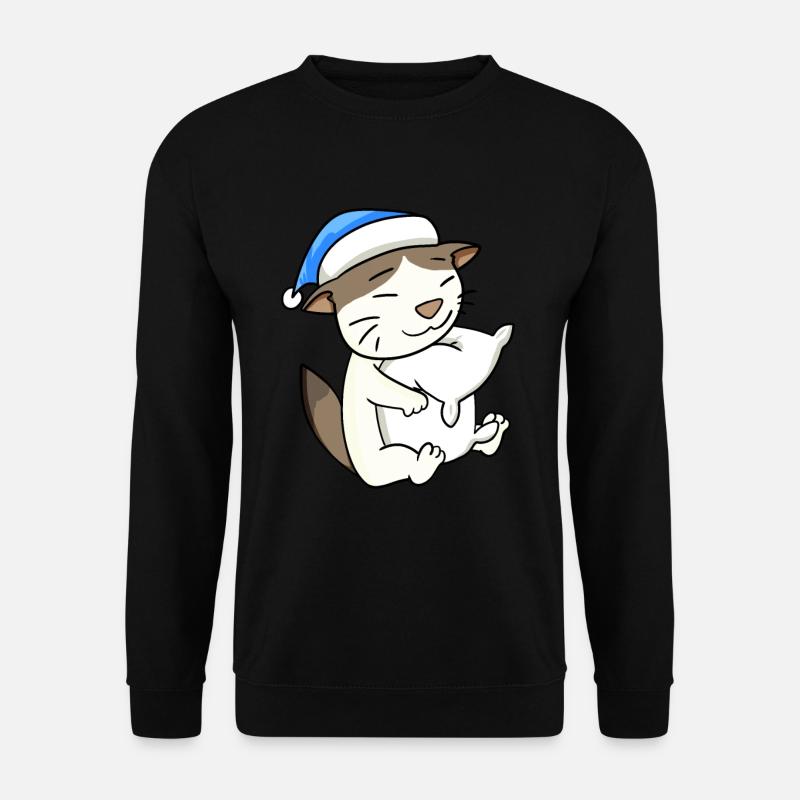 Chat race de chat RagaMuffin - Sweat-shirt Unisexe - noir