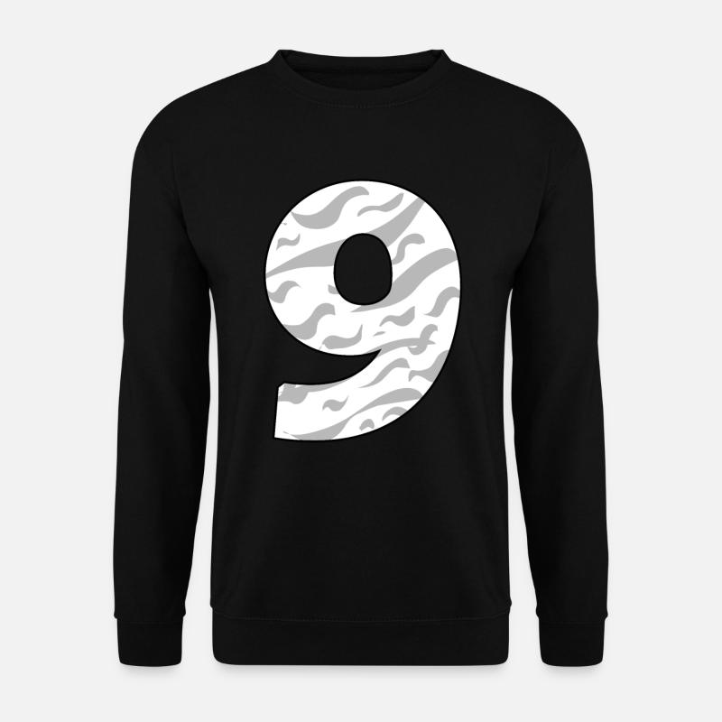 NINE - 9 - Unisex Sweatshirt - black