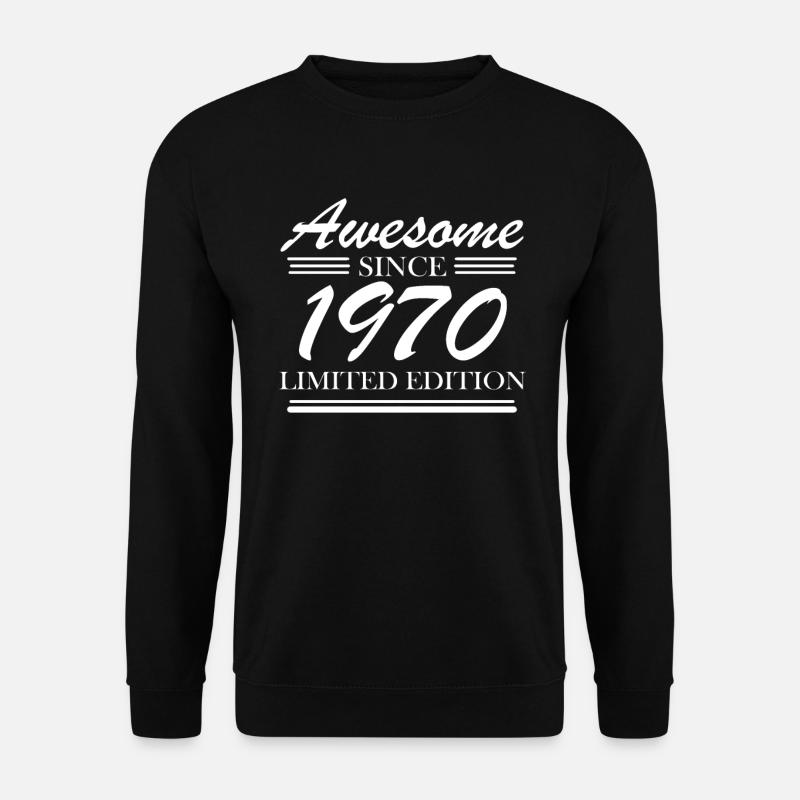 1970 - Born 1970 - Unisex Sweatshirt - black
