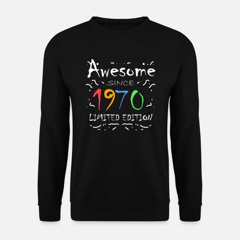 1970 - Unisex Pullover - Schwarz