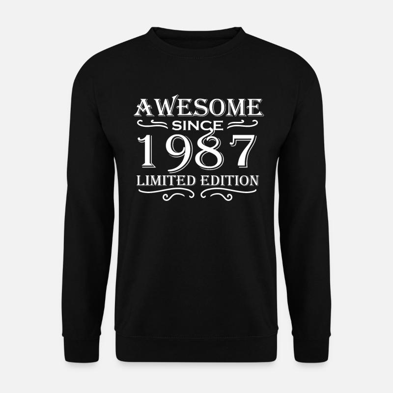 1987 - Born 1987 - Unisex Sweatshirt - black