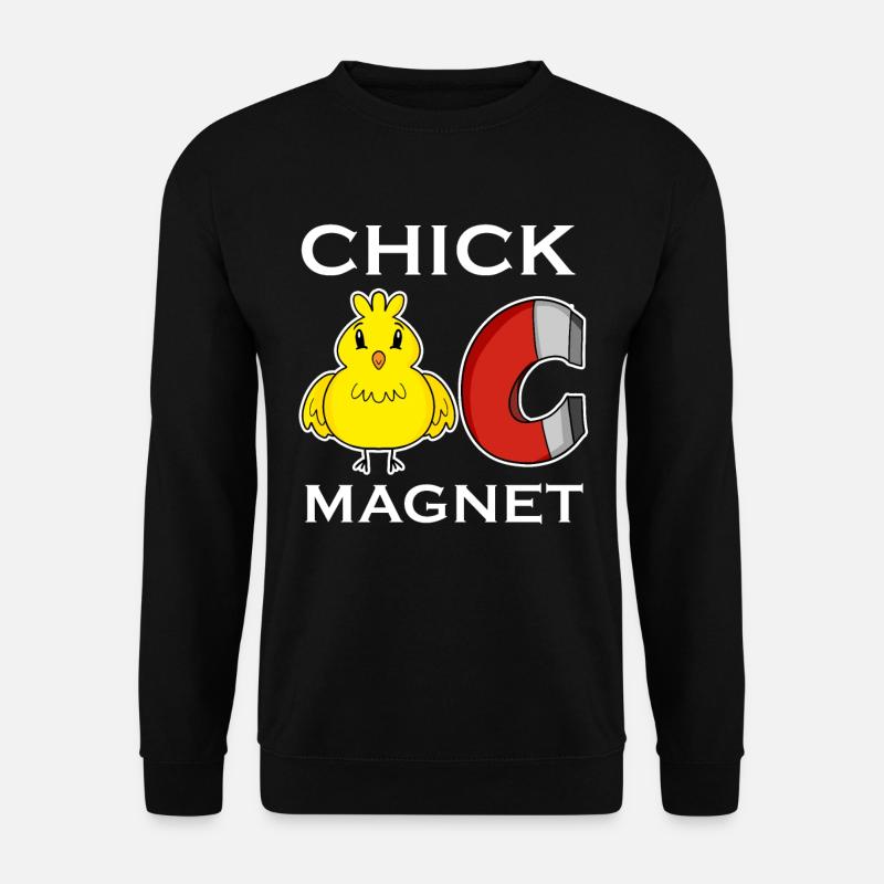Aimant de poussin - Sweat-shirt Unisexe - noir
