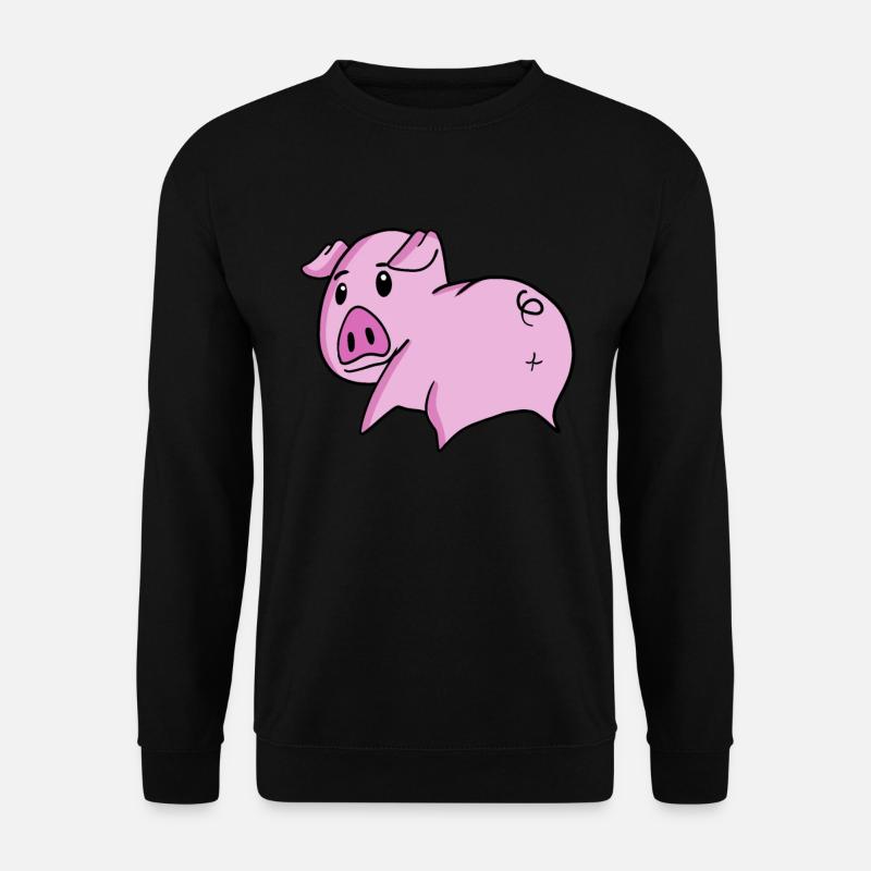 Schwein Arsch - Schwein Hintern - Unisex Pullover - Schwarz