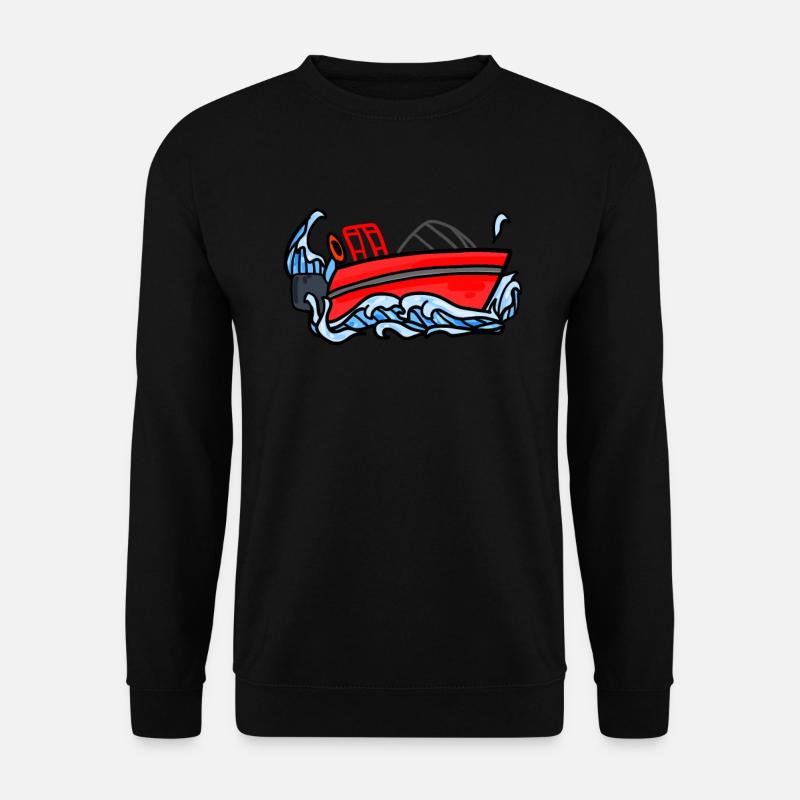 Fire Boat - Unisex Sweatshirt - black