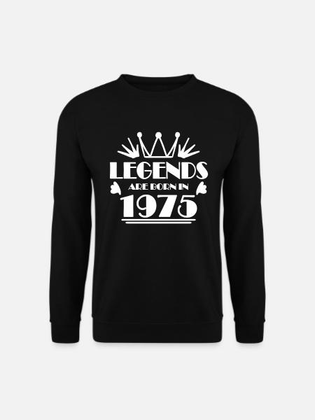 1975 - Born 1975 - Unisex Sweatshirt - black
