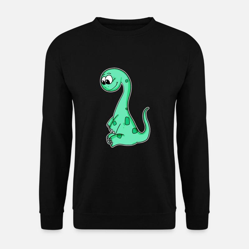 Dinosaur motif - Unisex Sweatshirt - black