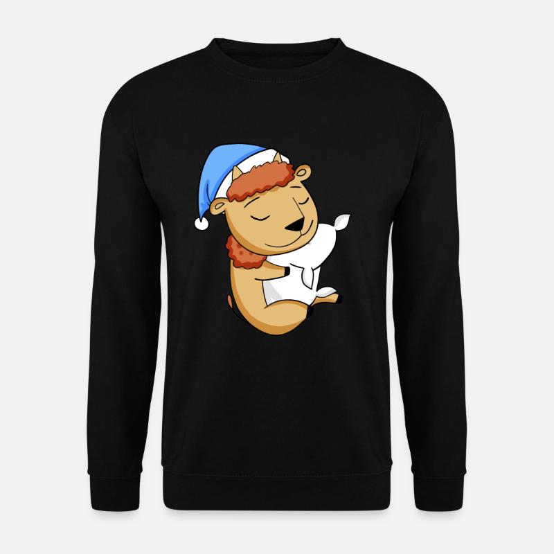 Bison - Unisex Pullover - Schwarz