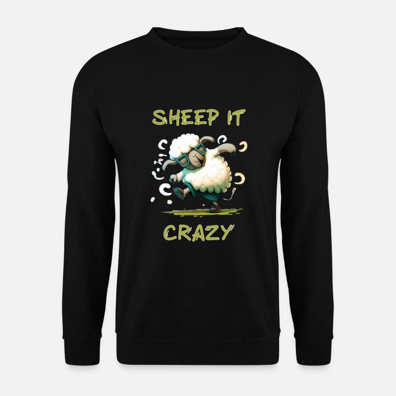 Sheep it Crazy - Unisex Sweatshirt - black