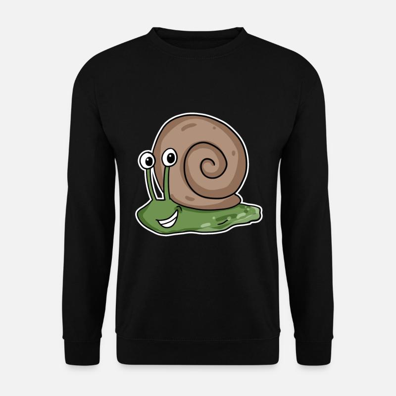 Schnecke - Unisex Pullover - Schwarz