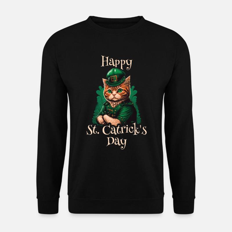 Happy St. Catrick's Day Patty - Unisex Pullover - Schwarz