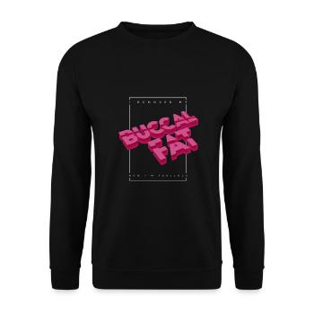 J’ai enlevé ma graisse buccale maintenant je suis fabuleux - Sweat-shirt Unisexe - noir - Devant - Alina (178cm) & Michal (187cm)