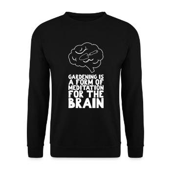 Inspiring Gardner sayings - Unisex Sweatshirt - black - Front - Alina (178cm) & Michal (187cm)
