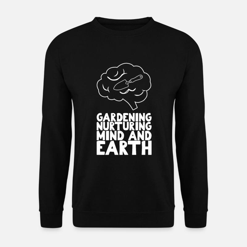 Inspirierende Gardner-sprüche - Unisex Pullover - Schwarz
