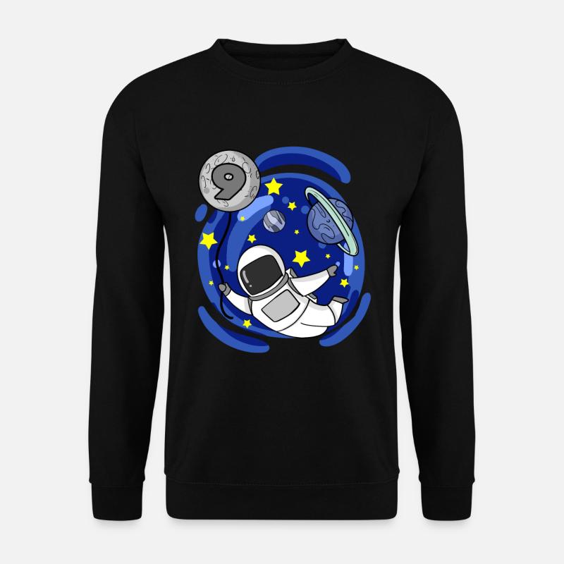 9 Years Birthday Boy Gift - Unisex Sweatshirt - black