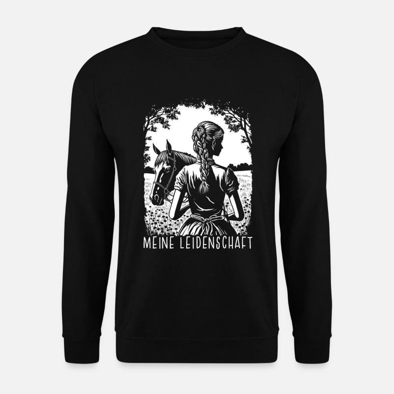 Meine Leidenschaft - Unisex Pullover - Schwarz