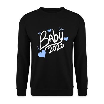Baby 2023 Junge - Unisex Pullover - Schwarz - Vorne - Alina (178cm) & Michal (187cm)