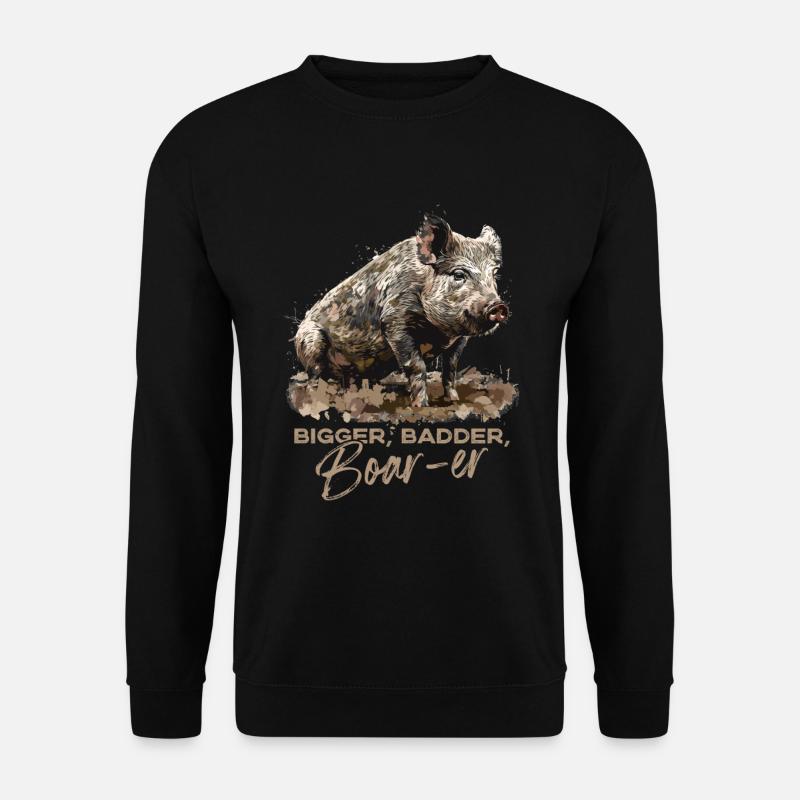 Bigger Badder Boar-er - Unisex Pullover - Schwarz