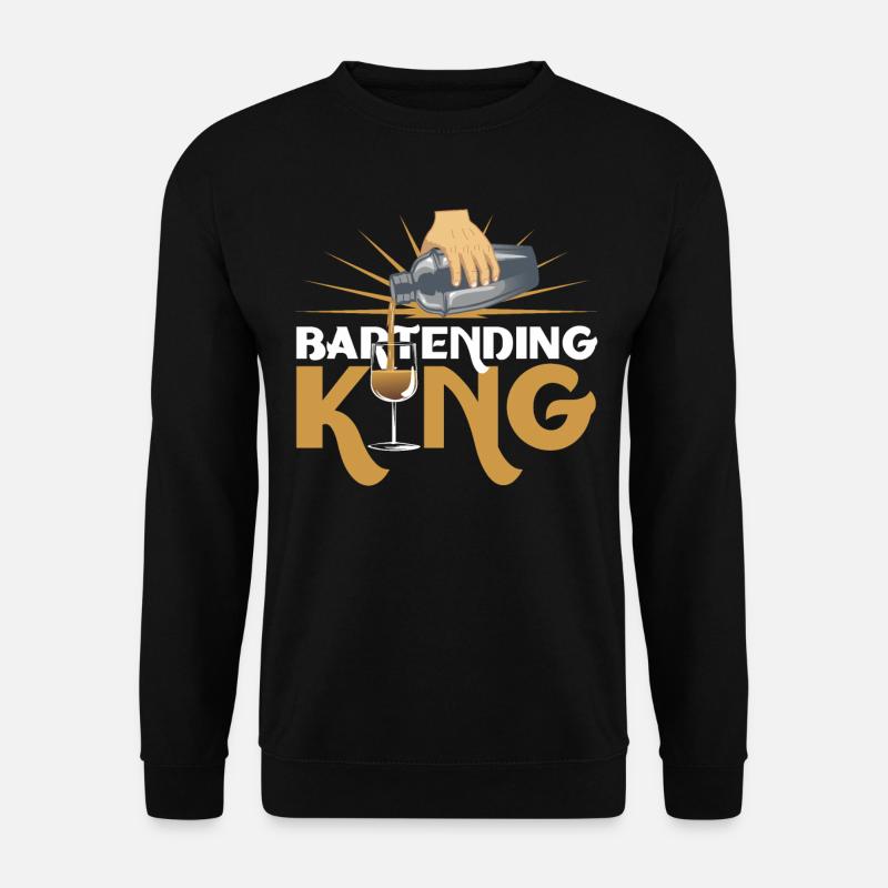 Bartending King - Unisex Sweatshirt - black