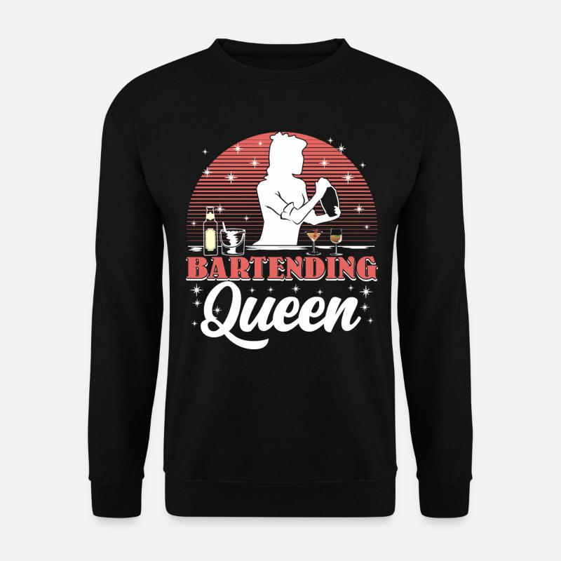 Bartending Queen - Unisex Sweatshirt - black