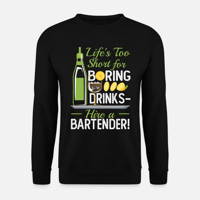 Boring Drinks - Unisex Sweatshirt - black