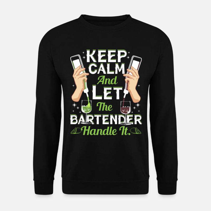 Manipulation du barman - Sweat-shirt Unisexe - noir