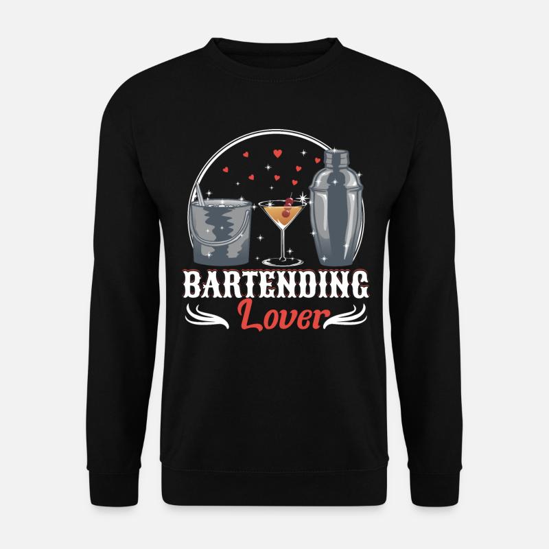Bartending lover - Unisex Pullover - Schwarz