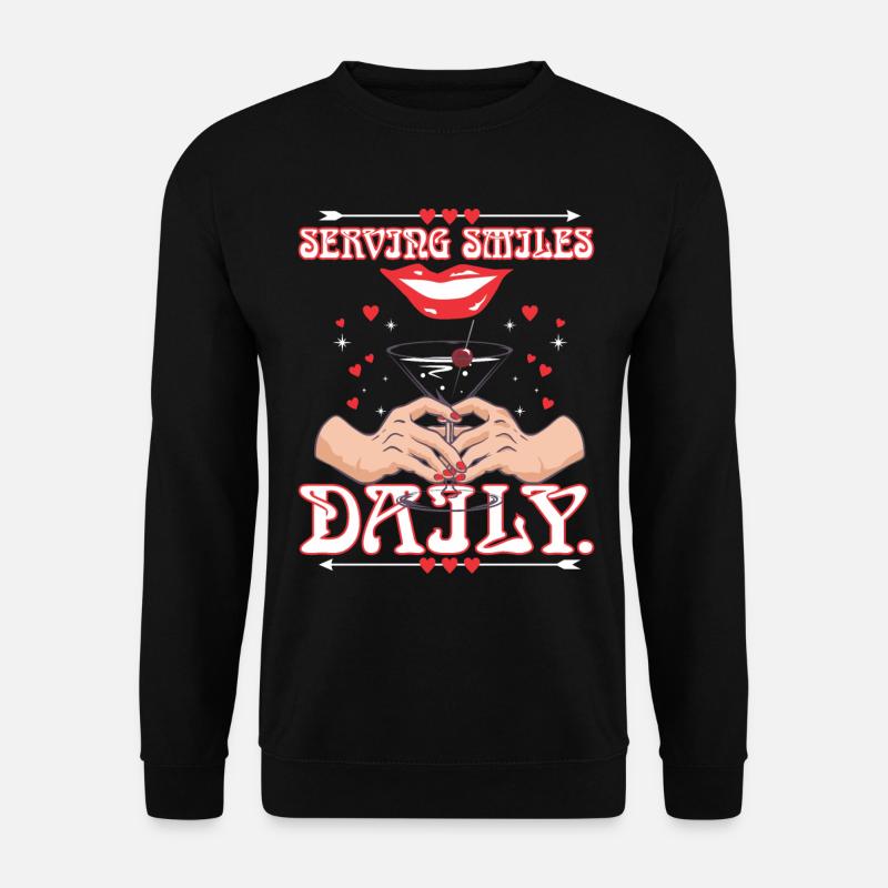 Serving Bartender - Unisex Sweatshirt - black