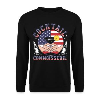 Cocktail - Sweat-shirt Unisexe - noir - Devant - Alina (178cm) & Michal (187cm)