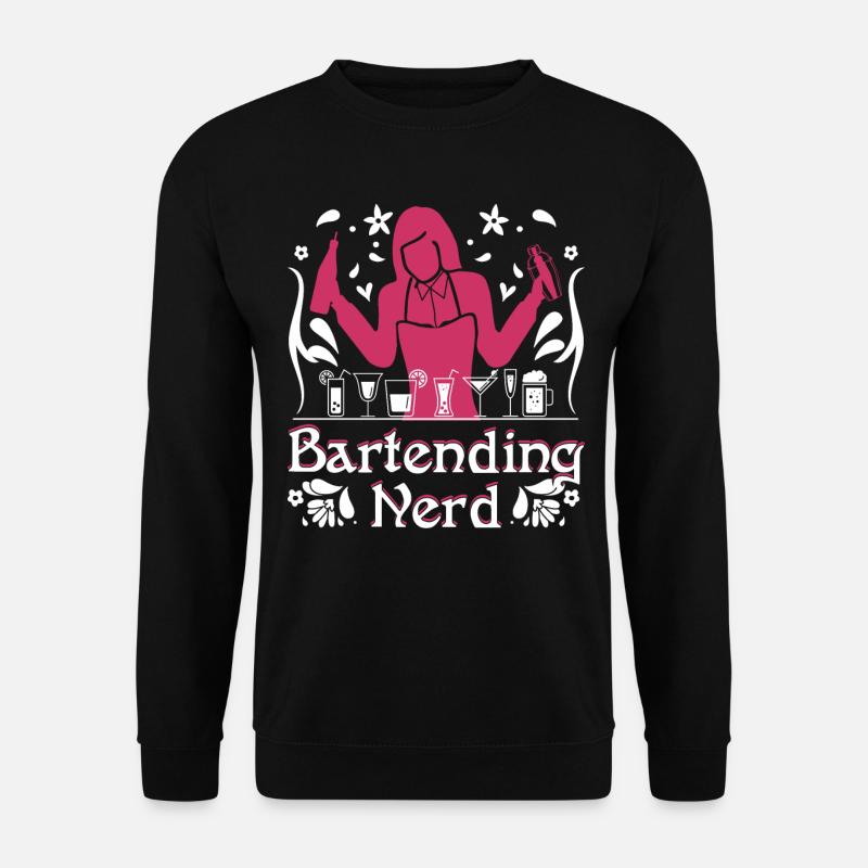 bartending nerd - Unisex Pullover - Schwarz
