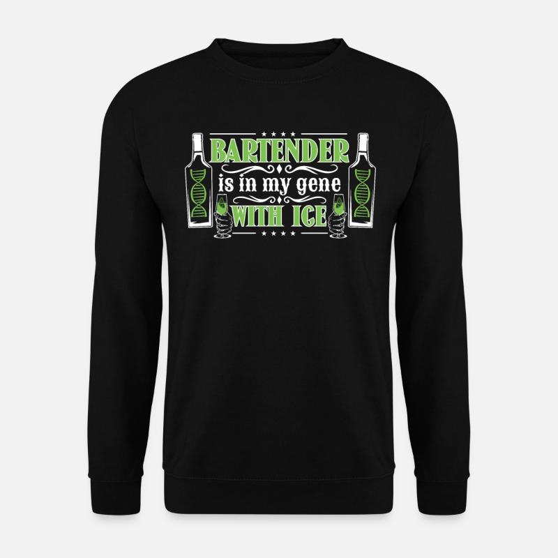 bartender gene - Unisex Pullover - Schwarz
