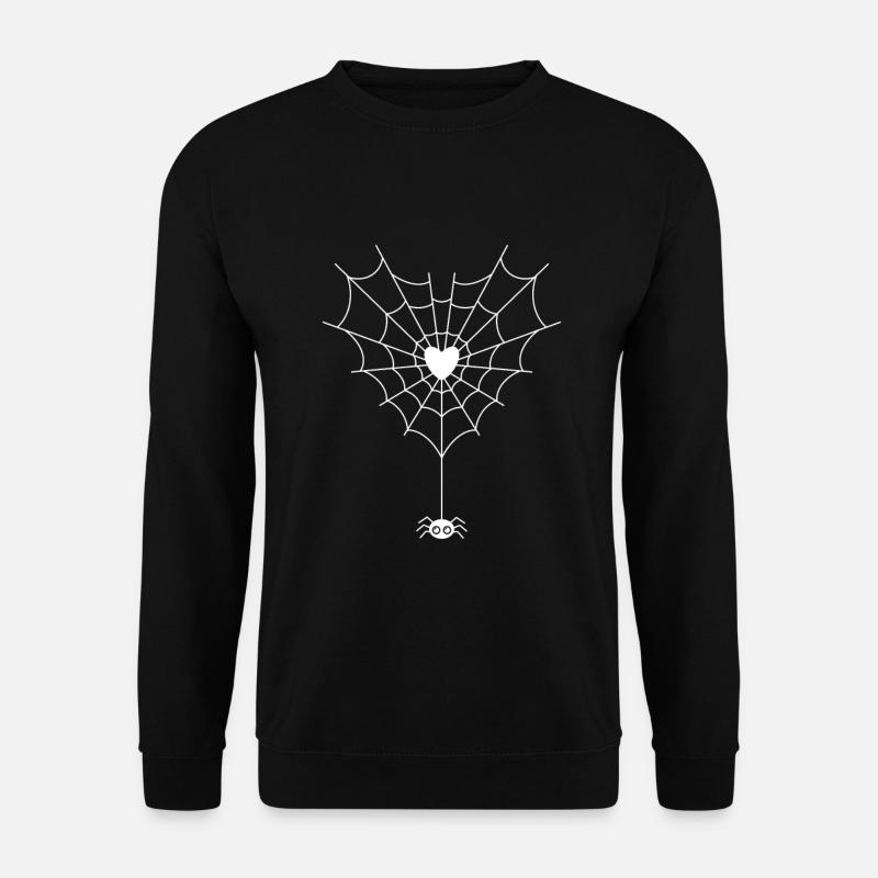 Spider in spider web - Unisex Sweatshirt - black