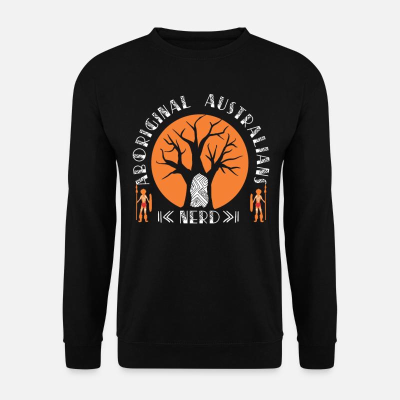 Aboriginal Australians Nerd - Unisex Sweatshirt - black