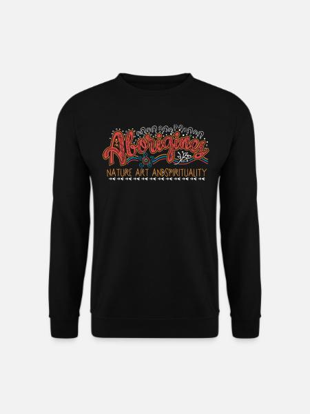 Aboriginal natur - Unisex sweater - sort