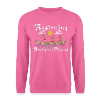 Australian Aboriginal - Unisex Pullover - Pink - Vorne