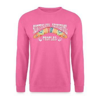 Australian Aboriginal - Unisex Pullover - Pink - Vorne