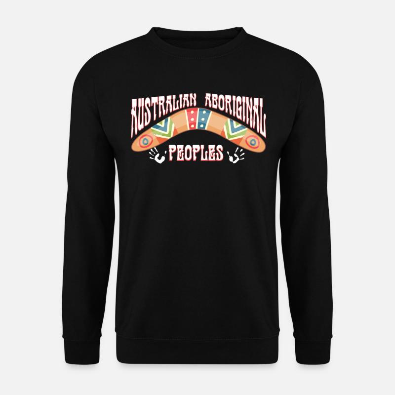 Australian Aboriginal - Unisex Sweatshirt - black